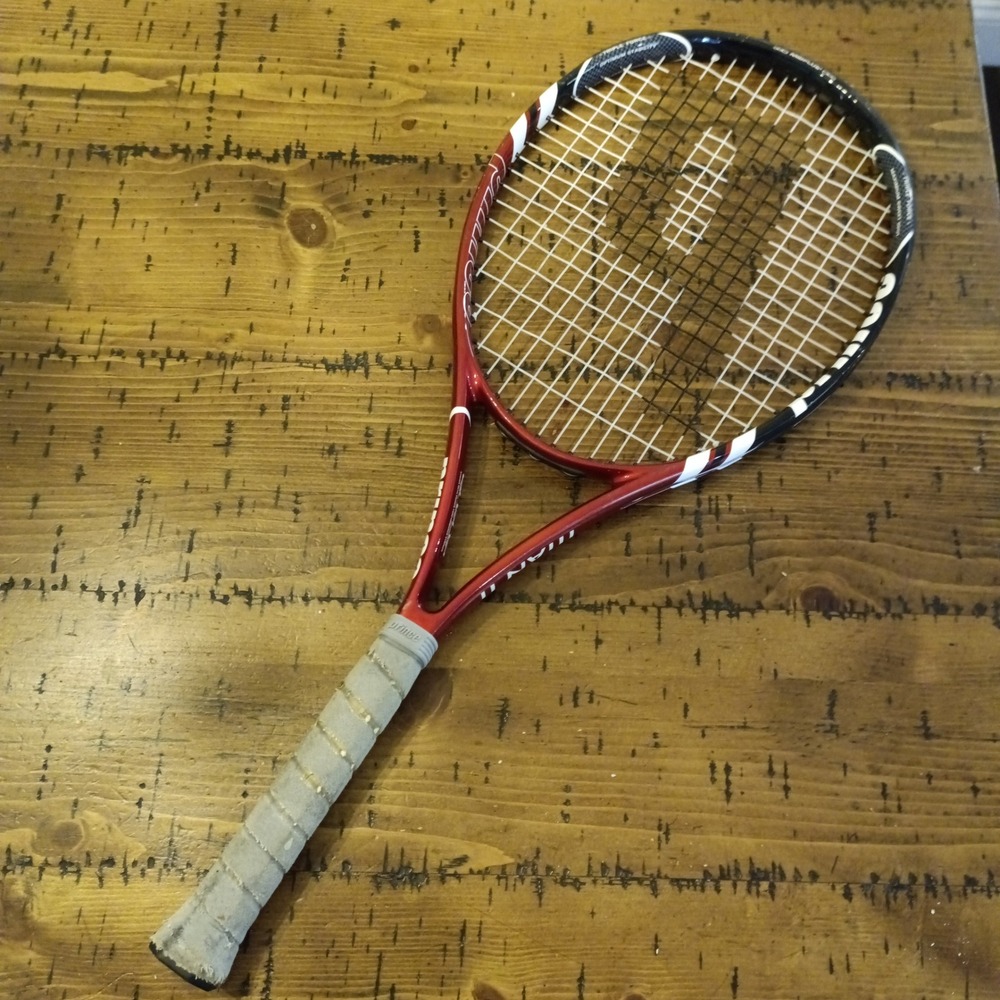 Prince Titan Ti MidPlus Tennis Racquet Triple Force Titanium Grip 3 4 3/8 Red